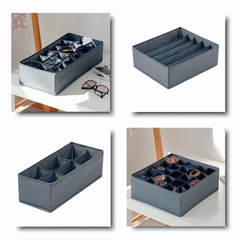 1pc Fabric Underwear Storage B - Sock Organizer Tray ulasan dan harga