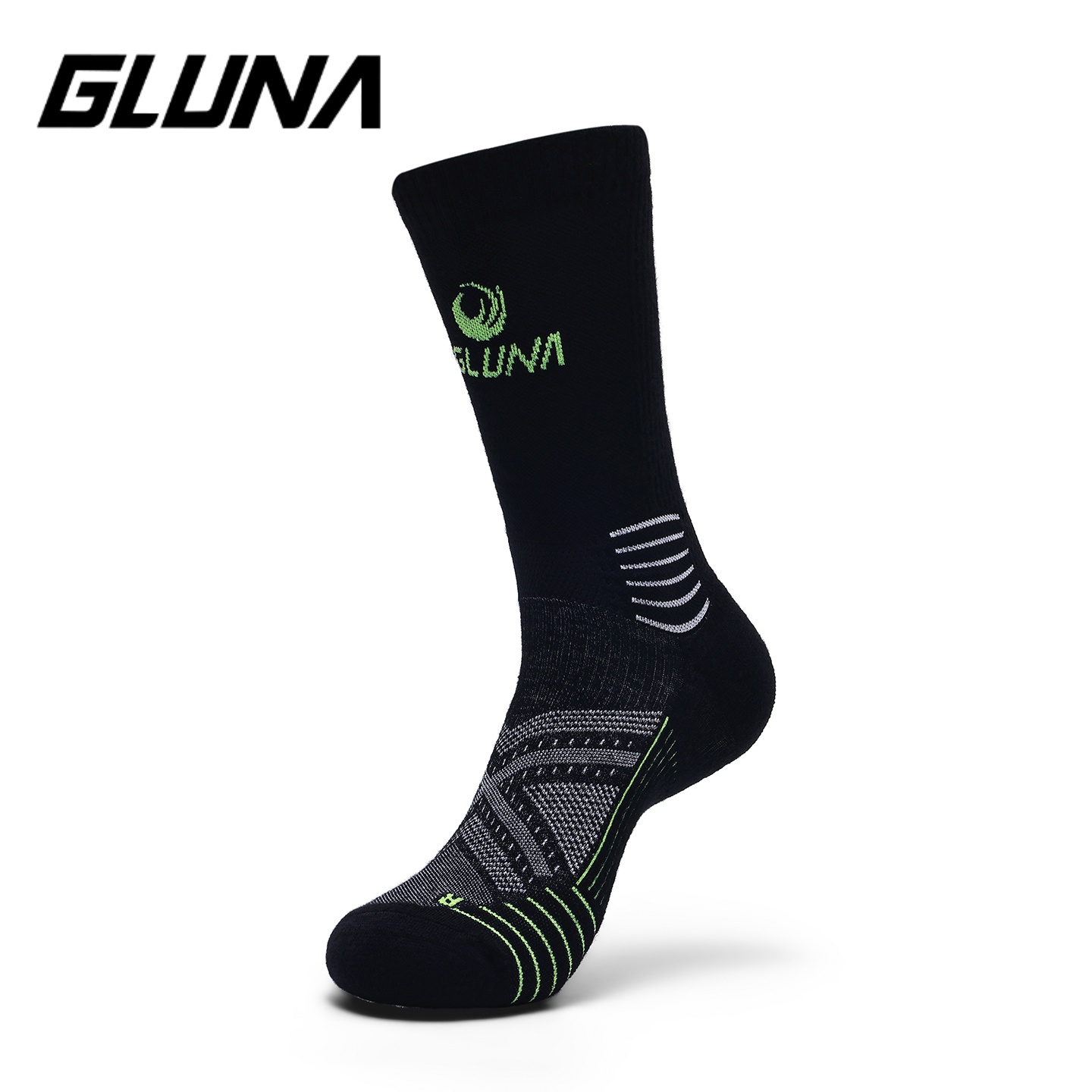 GLUNA Sports Socks for Hiking  - Wool Hiking Sock ulasan dan harga